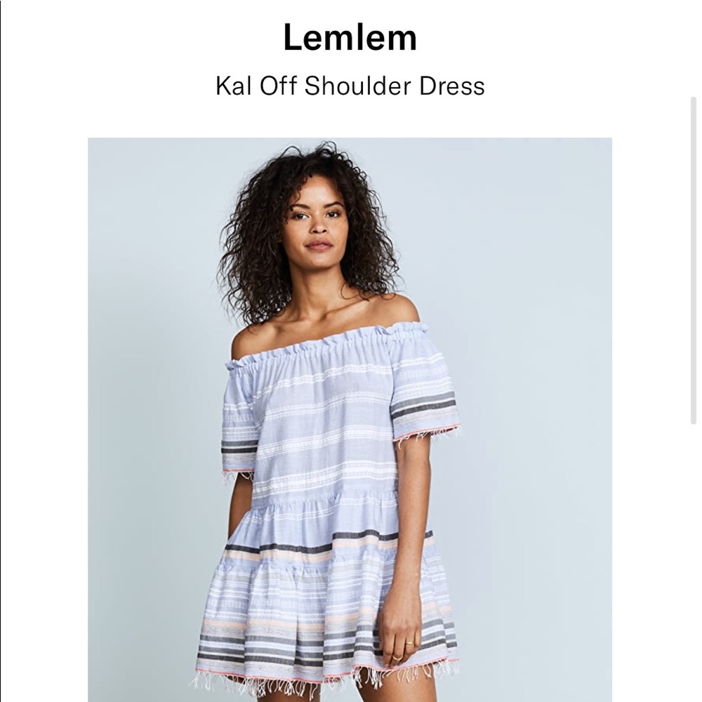 Lemlem Kal Off The Shoulder Dress, Medium
